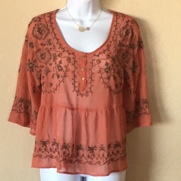 Free People Boho Top - Picture 3 of 3